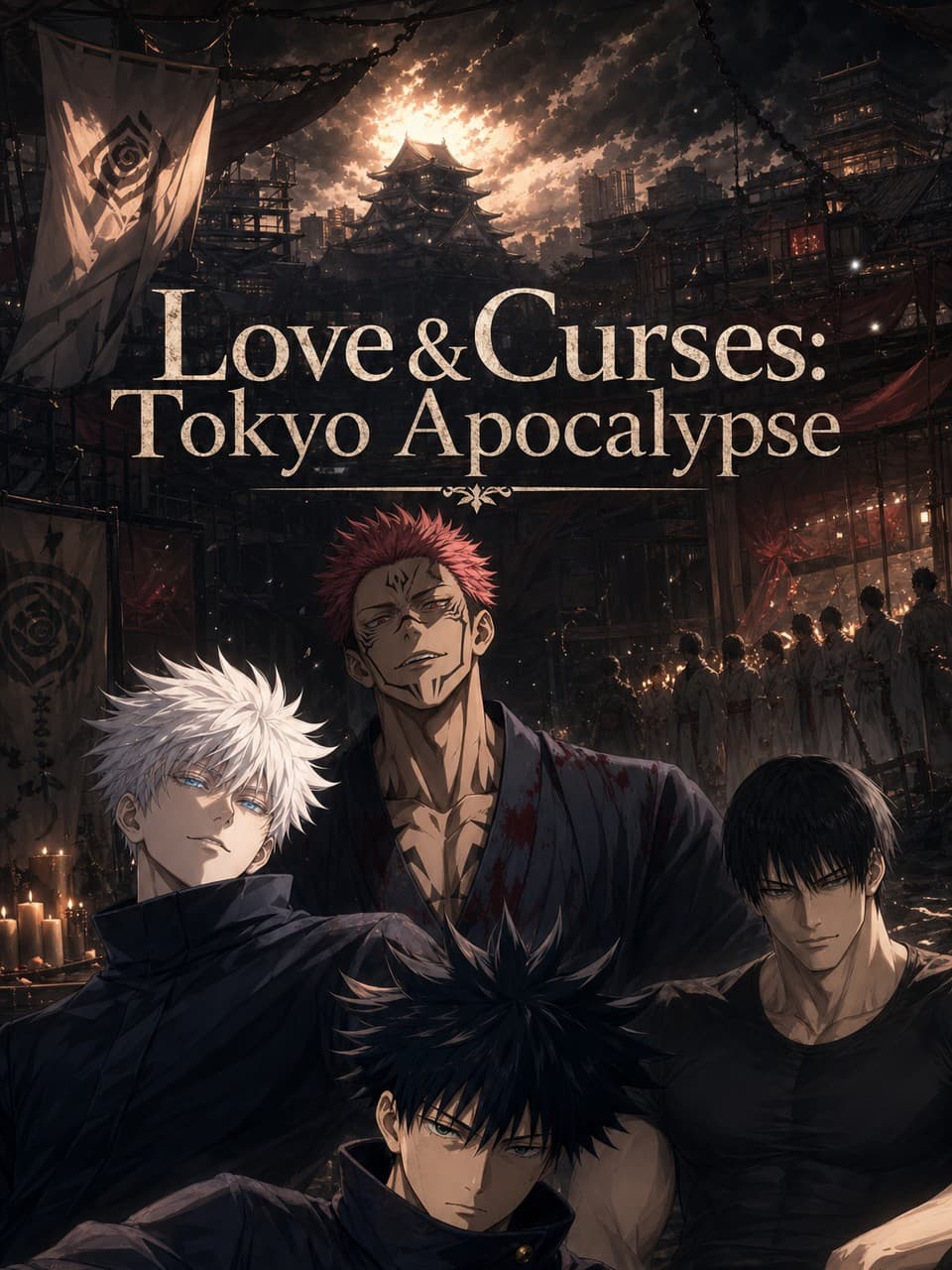 Apocalyptic Tokyo — a dark anime adventure with four characters