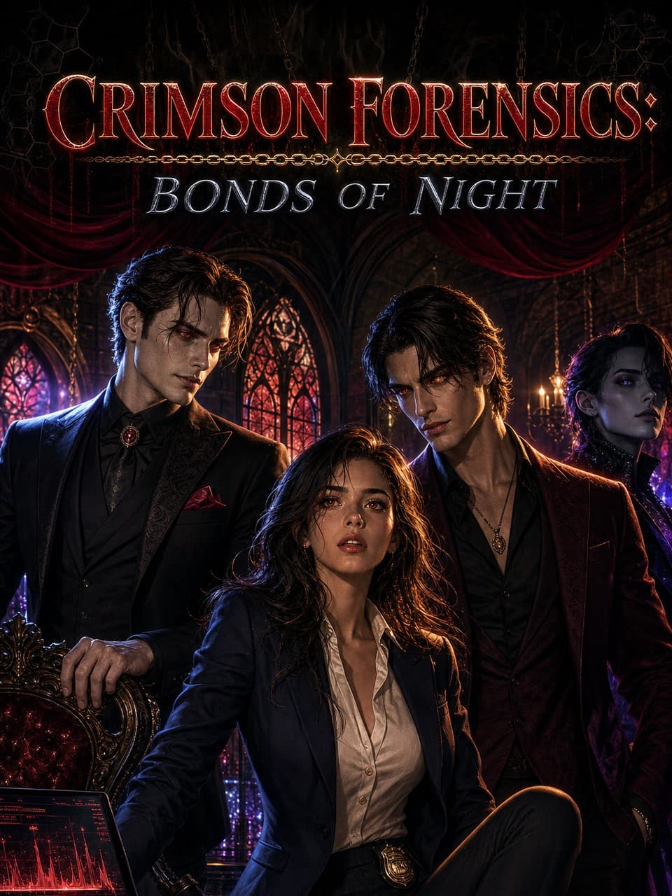 Gothic Cathedral — a dark fantasy romance with three serious characters