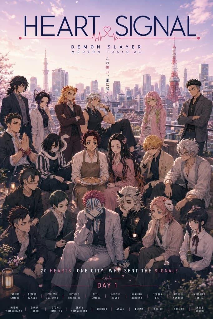 Demon Slayer: Tokyo Sunset — an anime story set against a city skyline